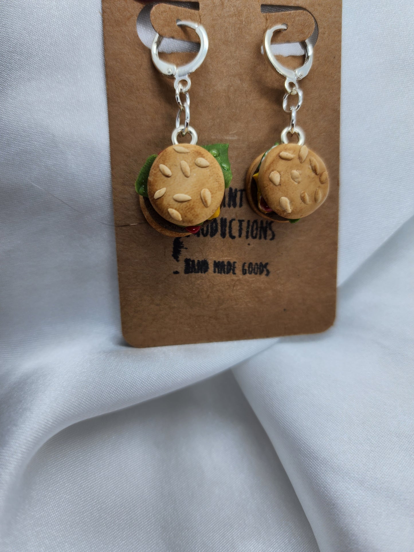Cheeseburger Earrings