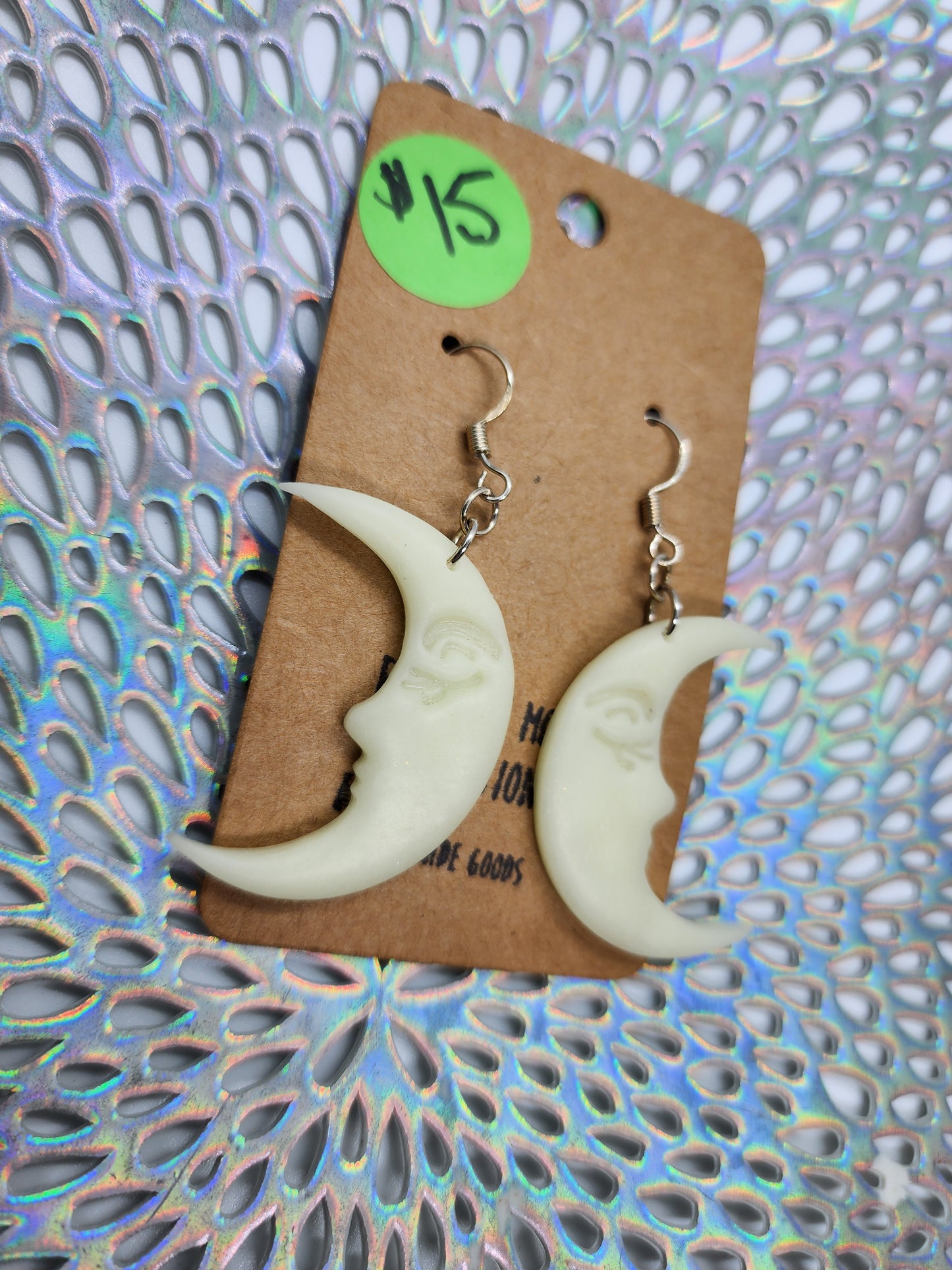 Crescent Moon π Earrings