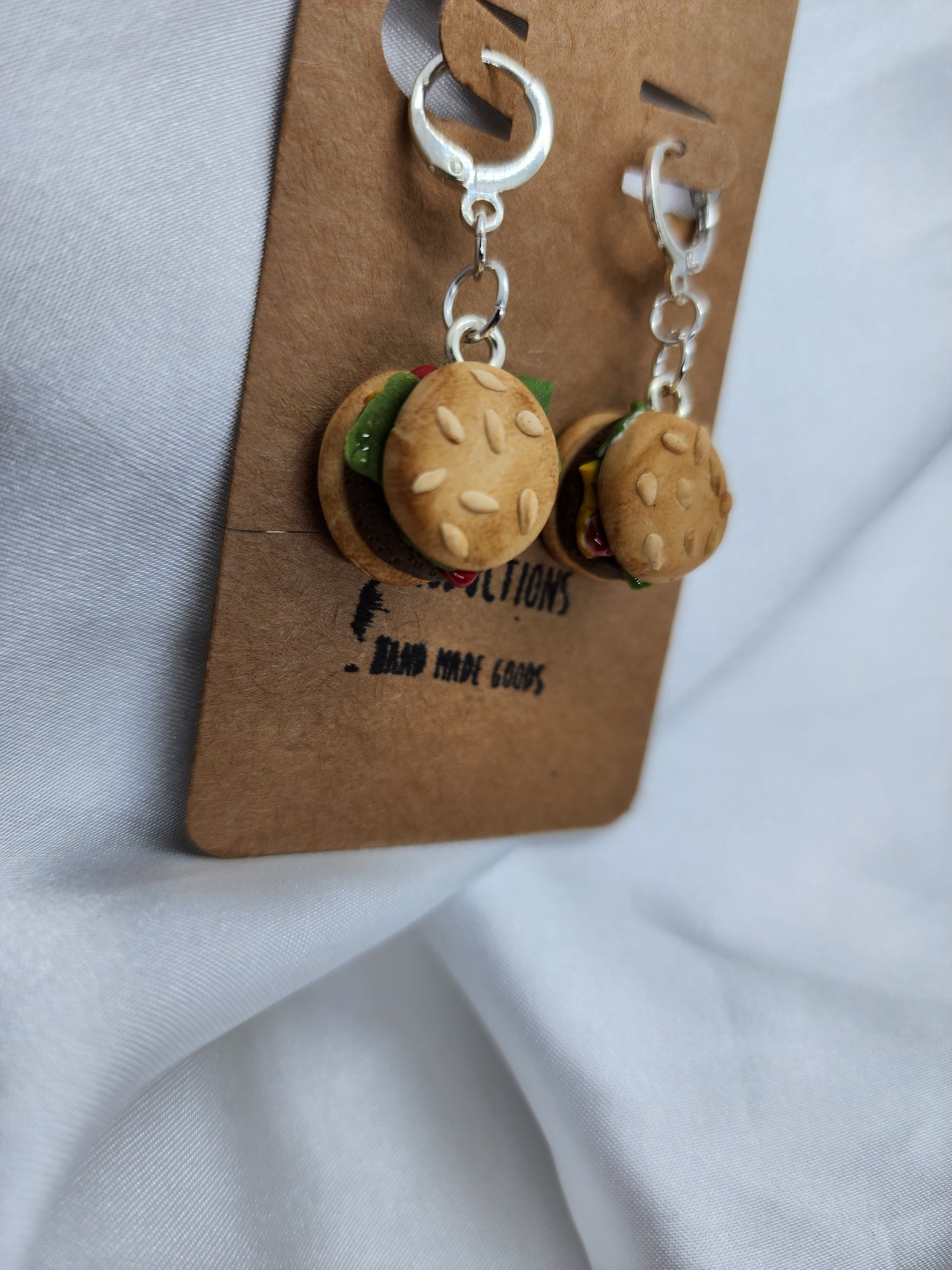 Cheeseburger Earrings