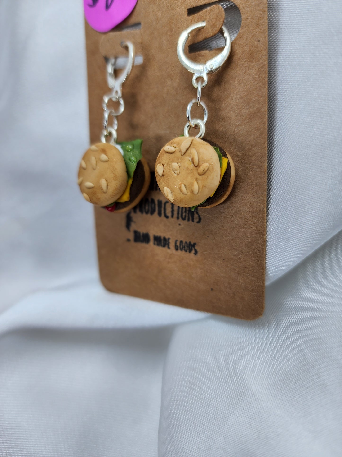 Cheeseburger Earrings