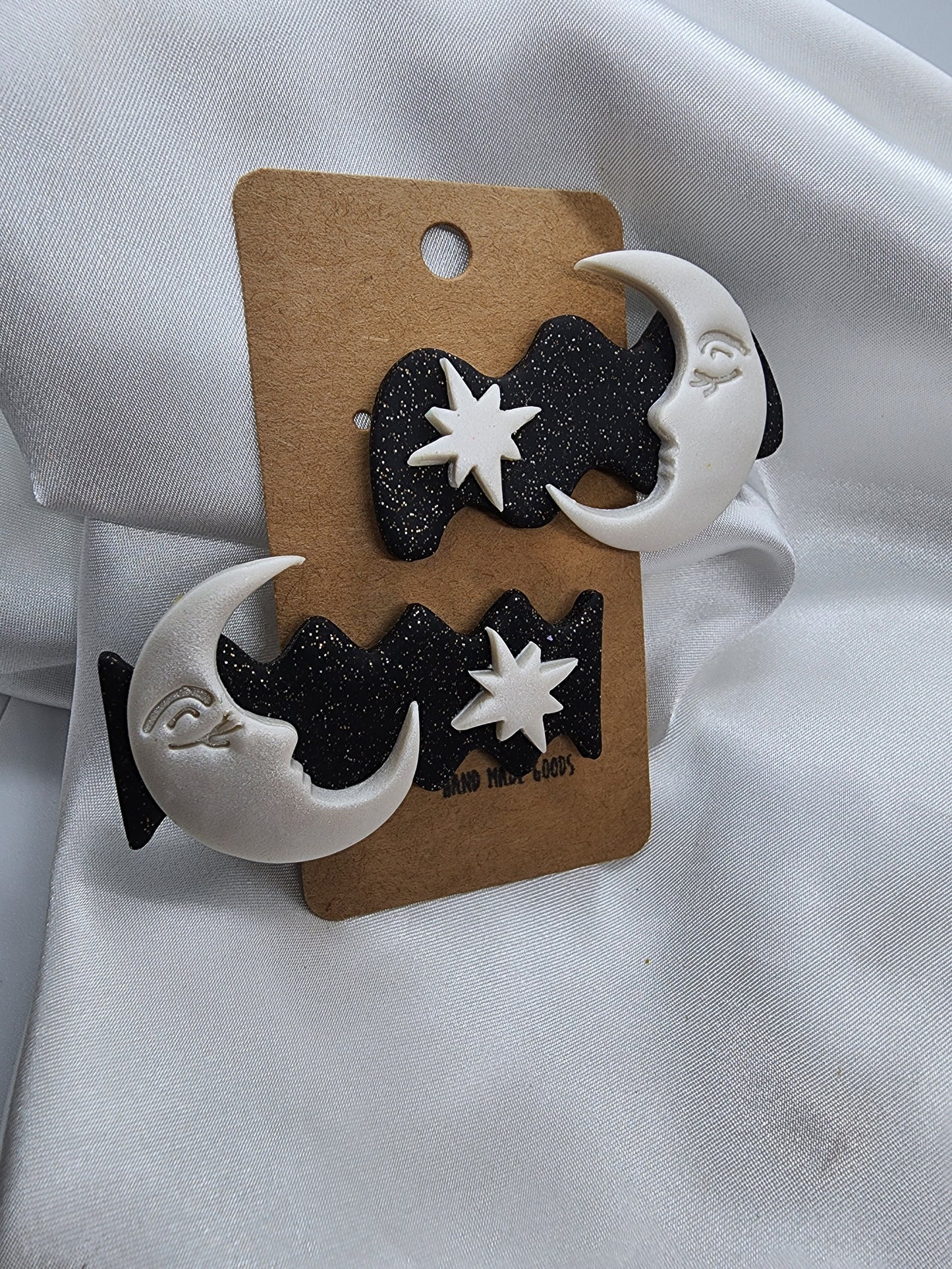 Moon & Stars Hair clip set