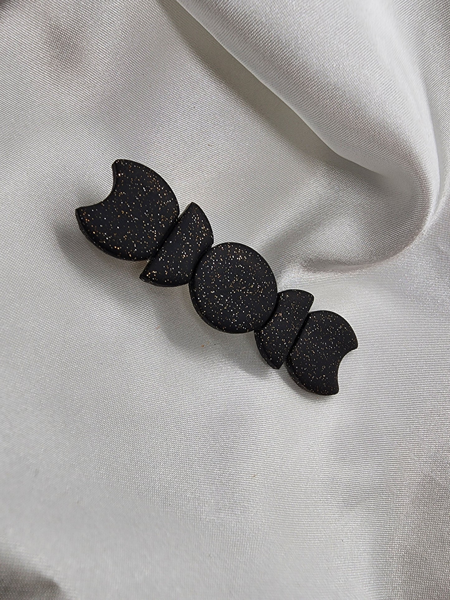 Moon Phases Hair Clip