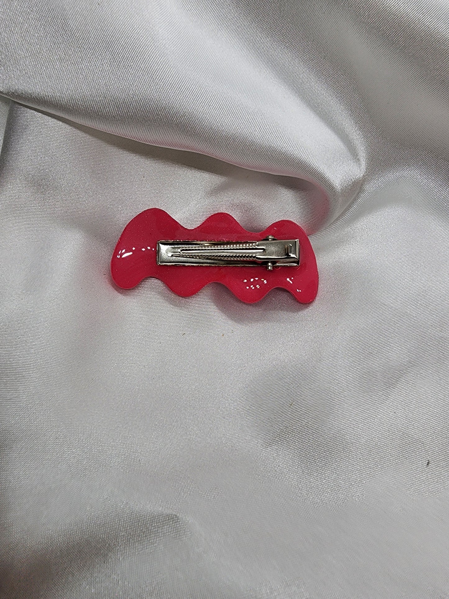Pink and Blue Hair clip