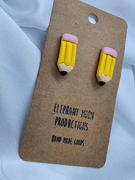 Pencil Stud Earrings