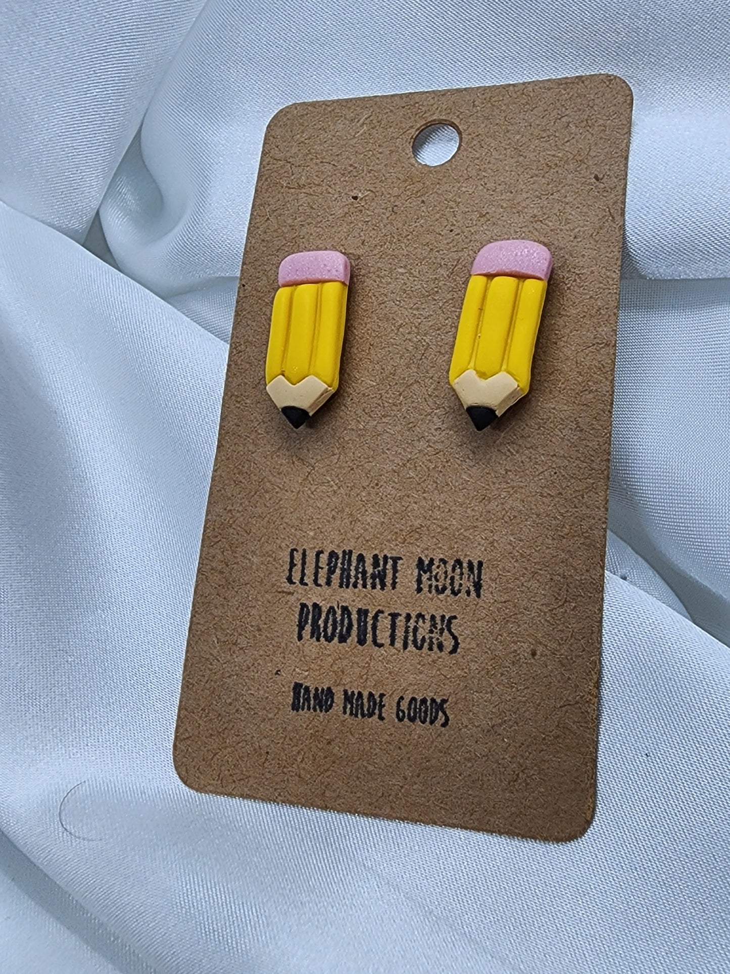 Pencil Stud Earrings