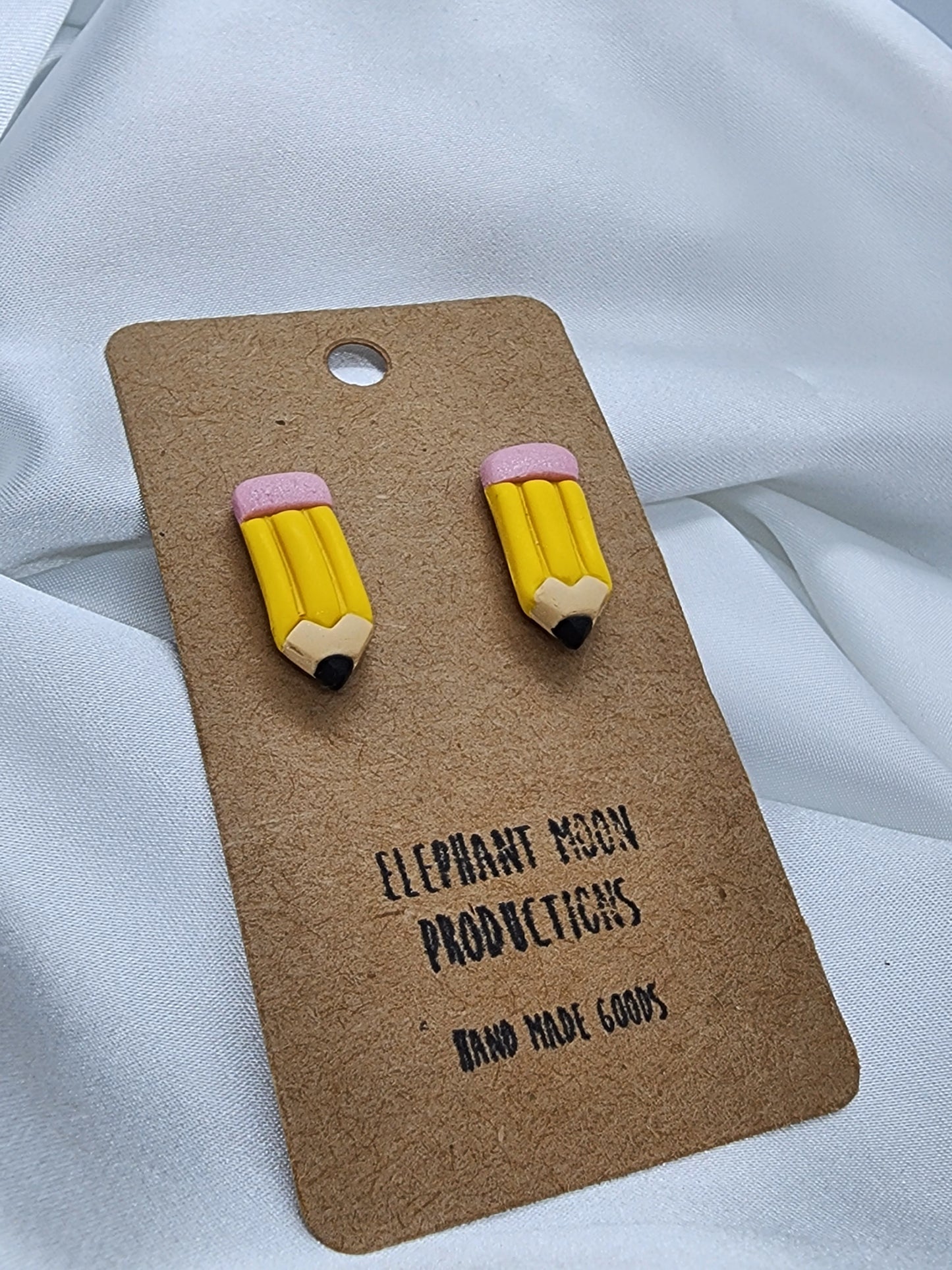 Pencil Stud Earrings