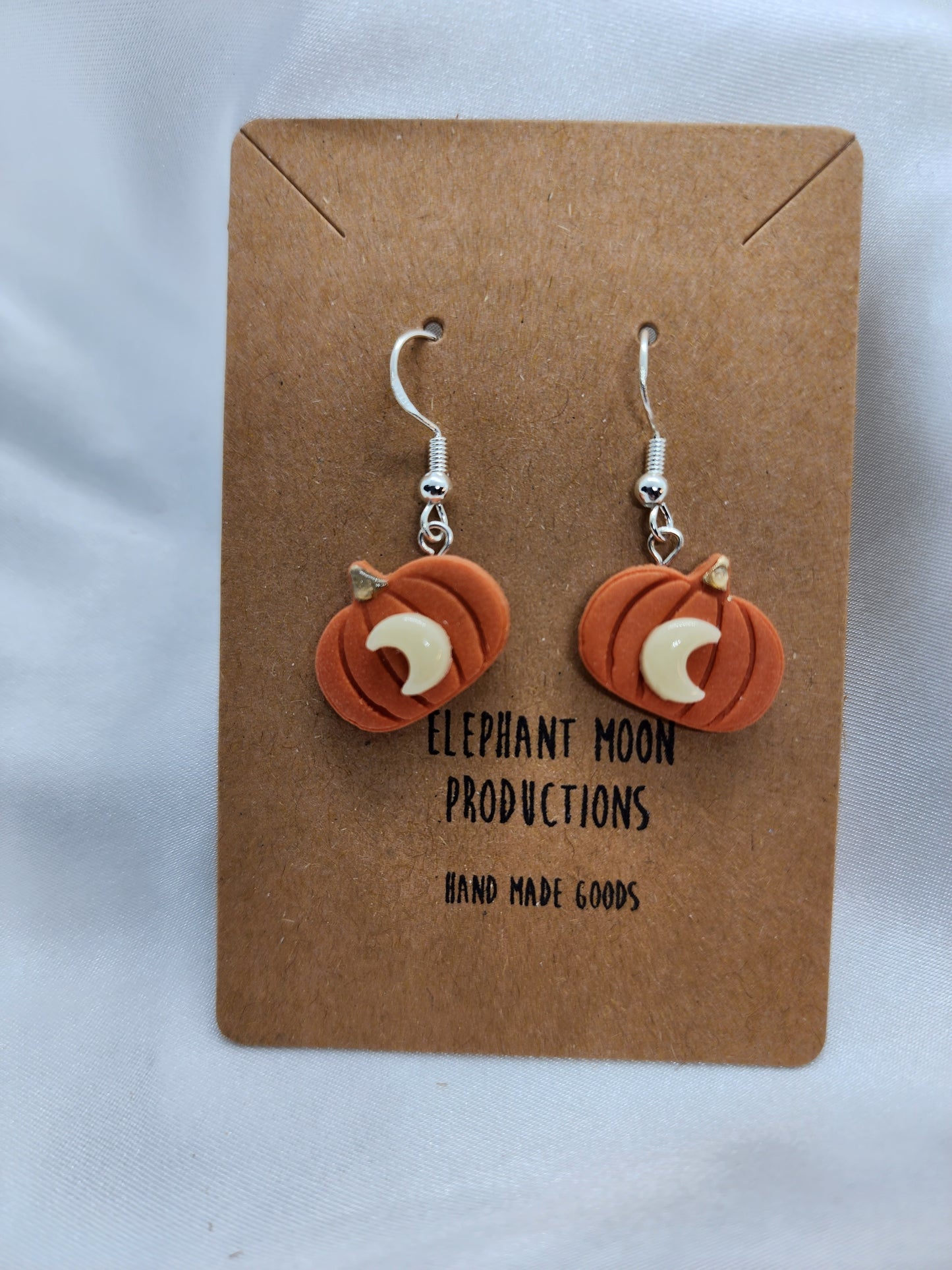 Pumpkin Moon Earrings