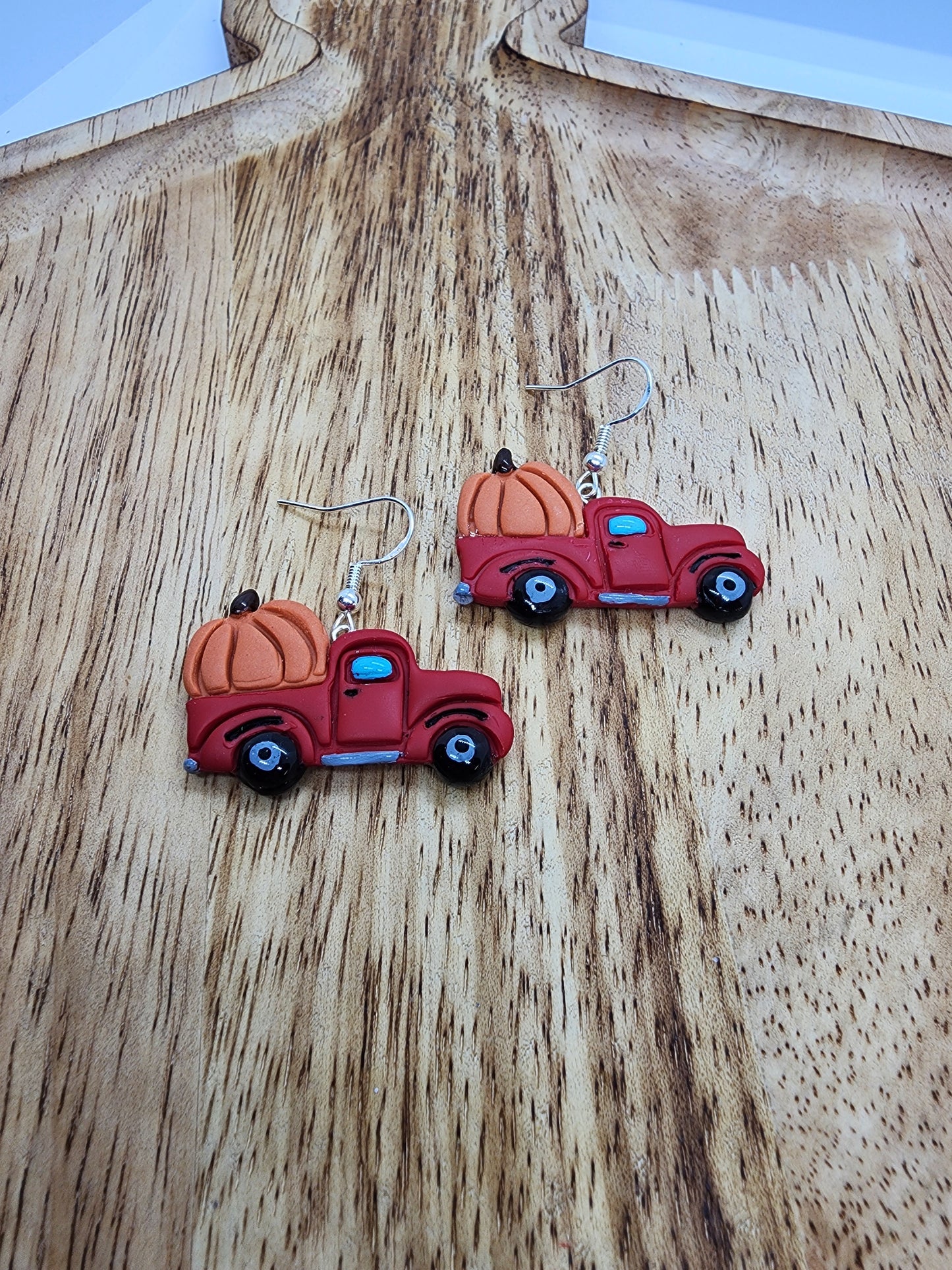 Pumpkin Truckin' Earrrings