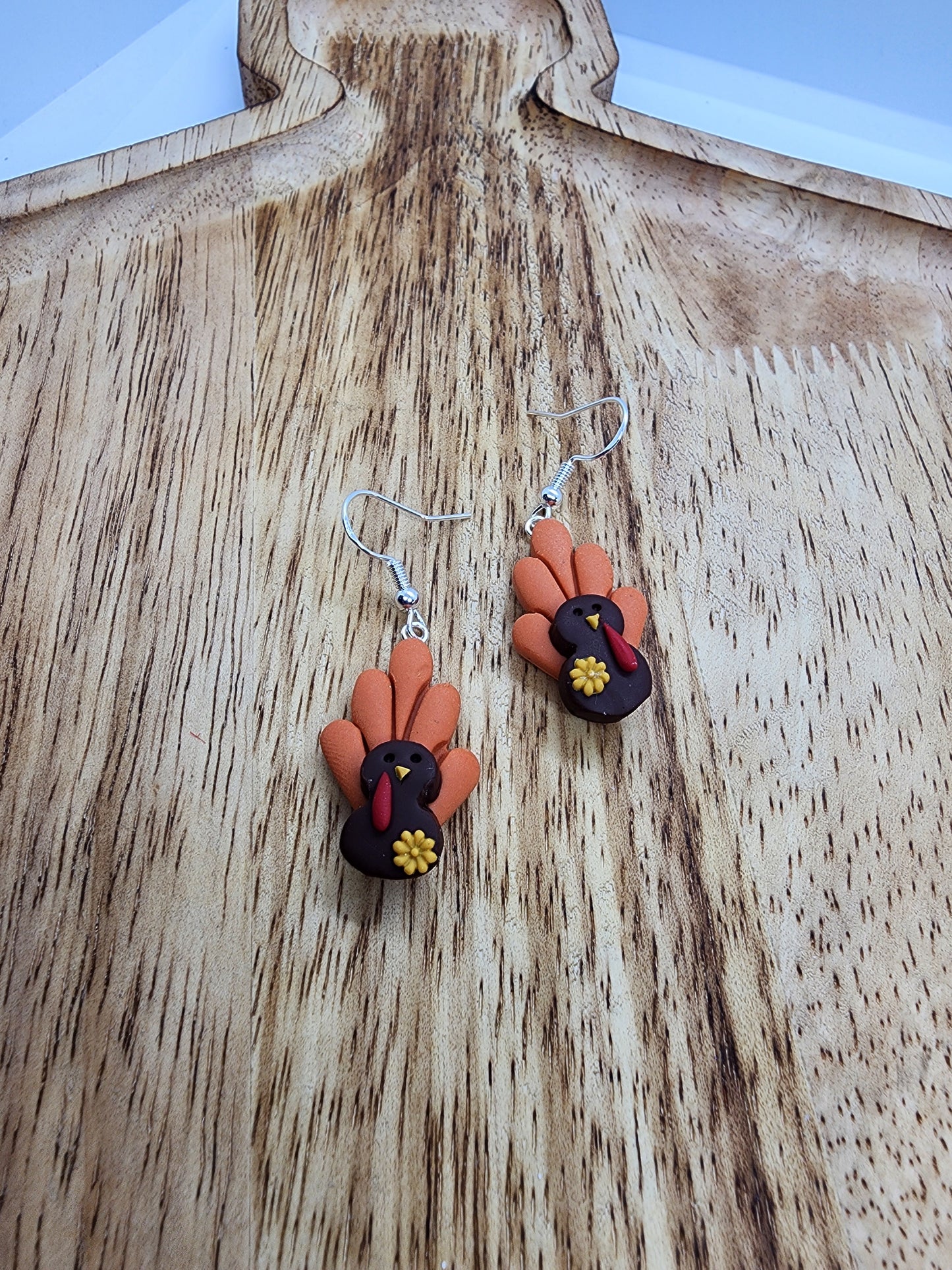 Turkey Flower Stud Earrings