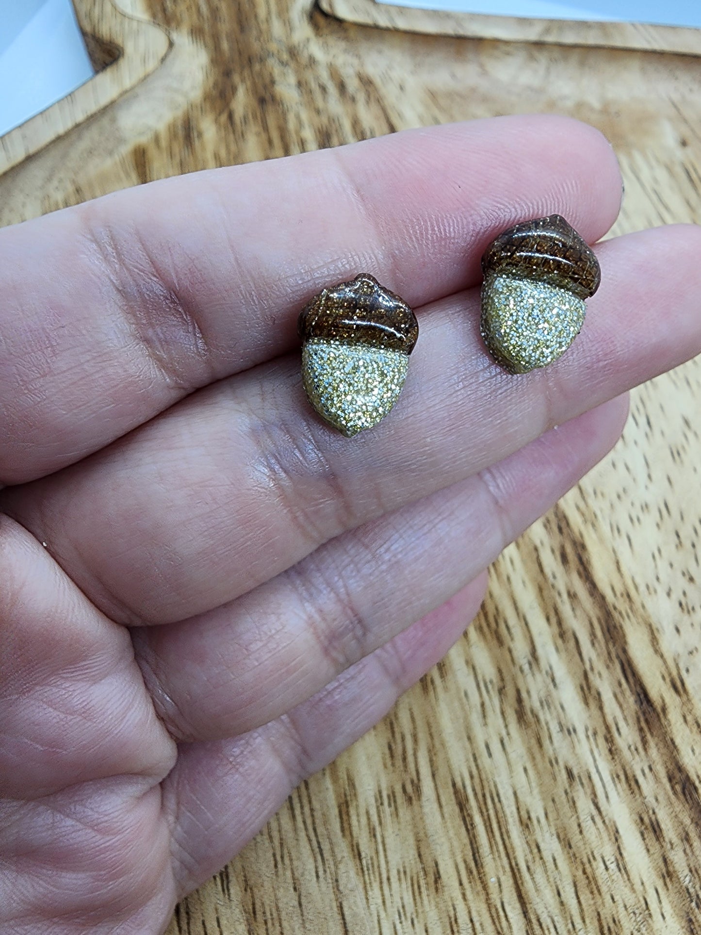Acorn Stud Earrings