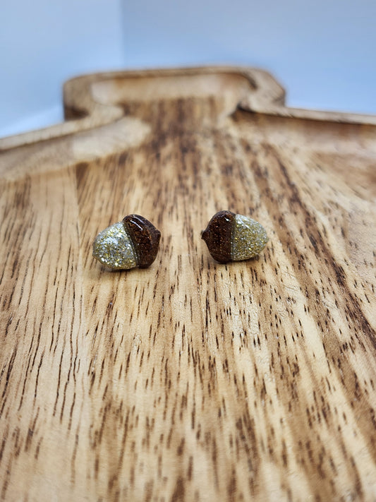 Acorn Stud Earrings