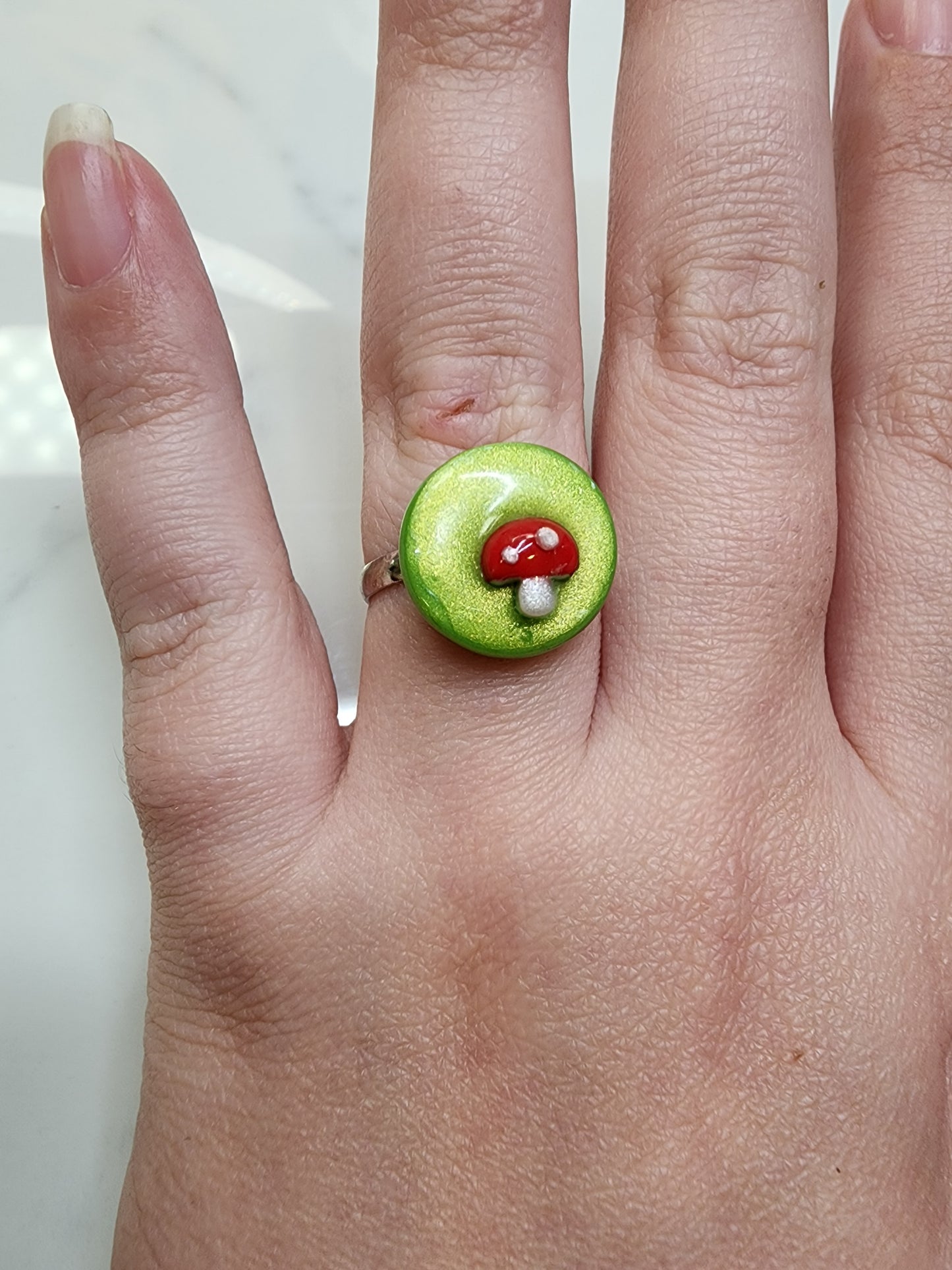 Little Mushroom Ring 🍄 Handmade