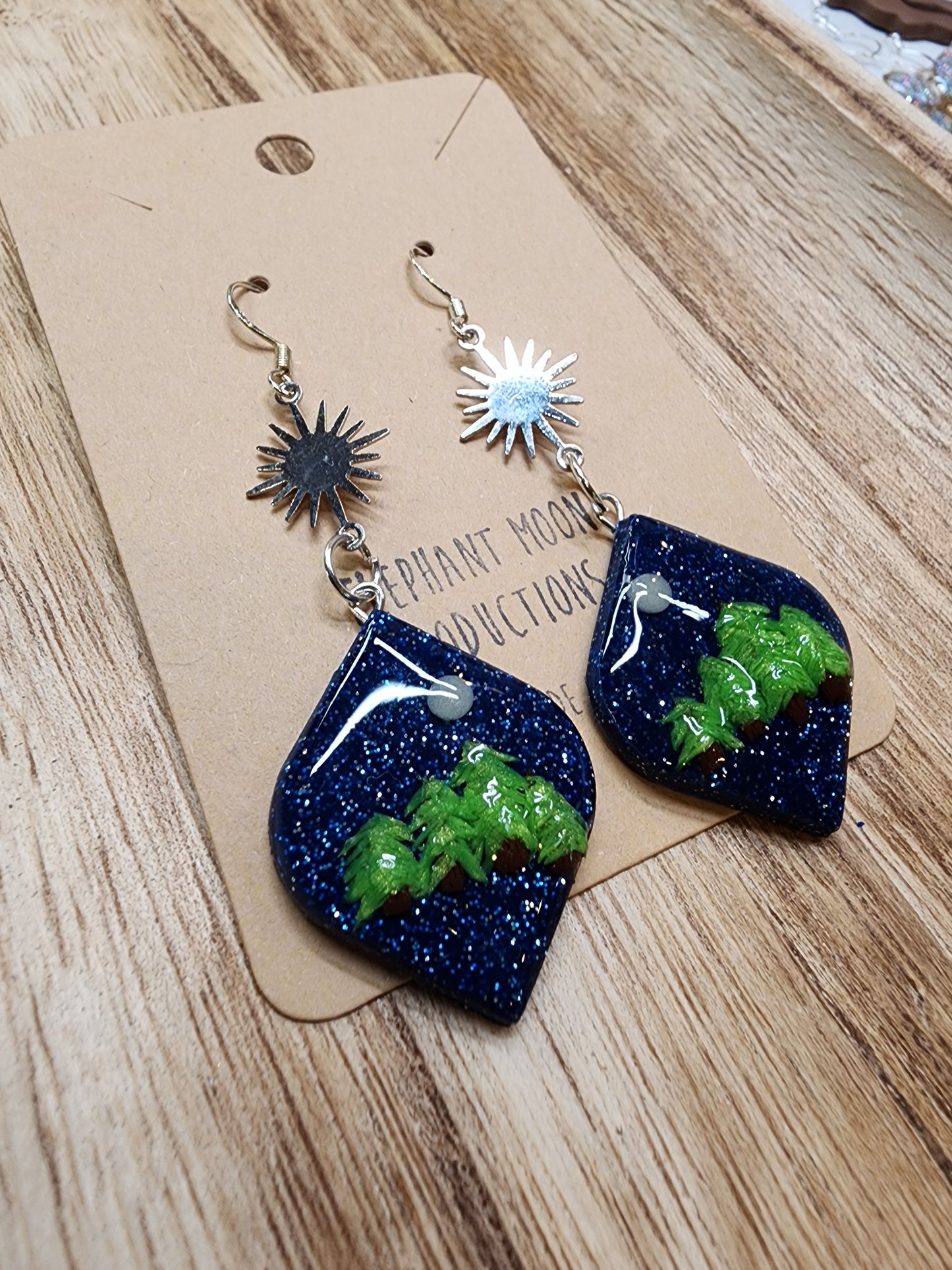 Night Sky in the Forrest Earrings