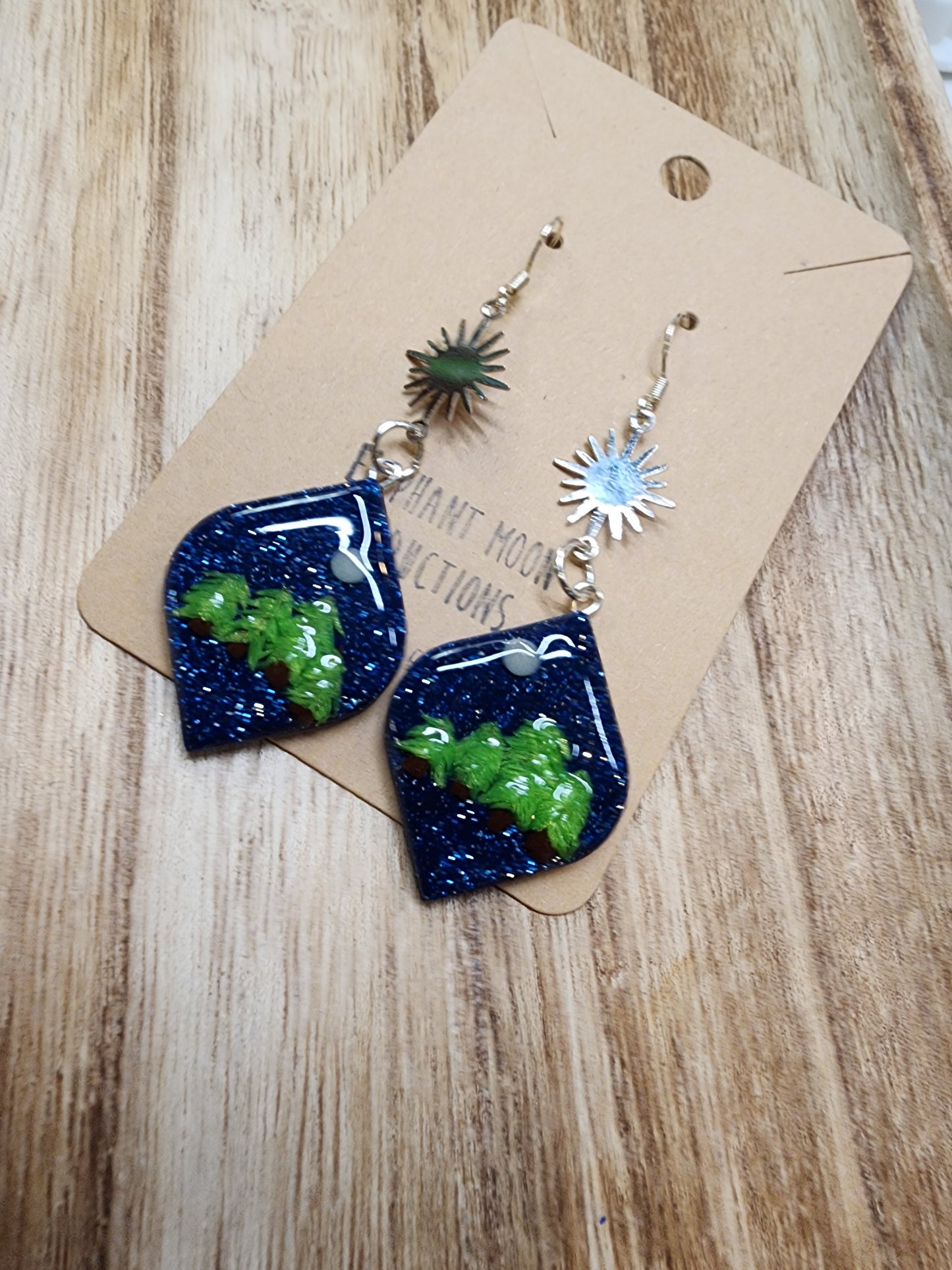 Night Sky in the Forrest Earrings