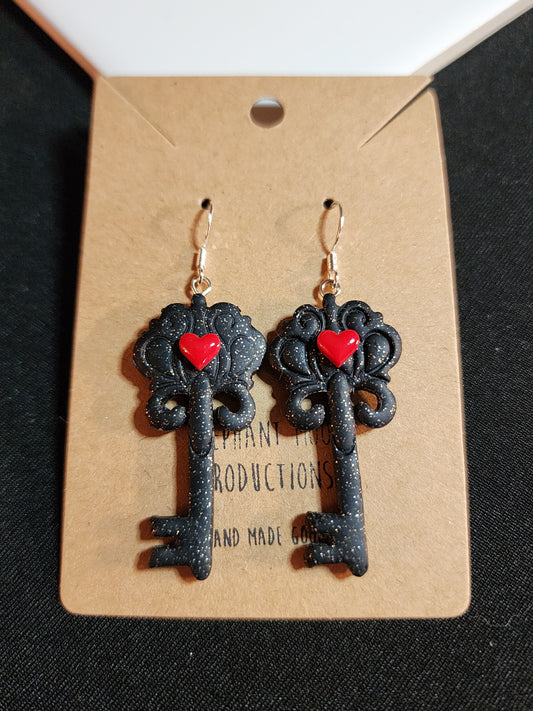 Black Keys Earrings