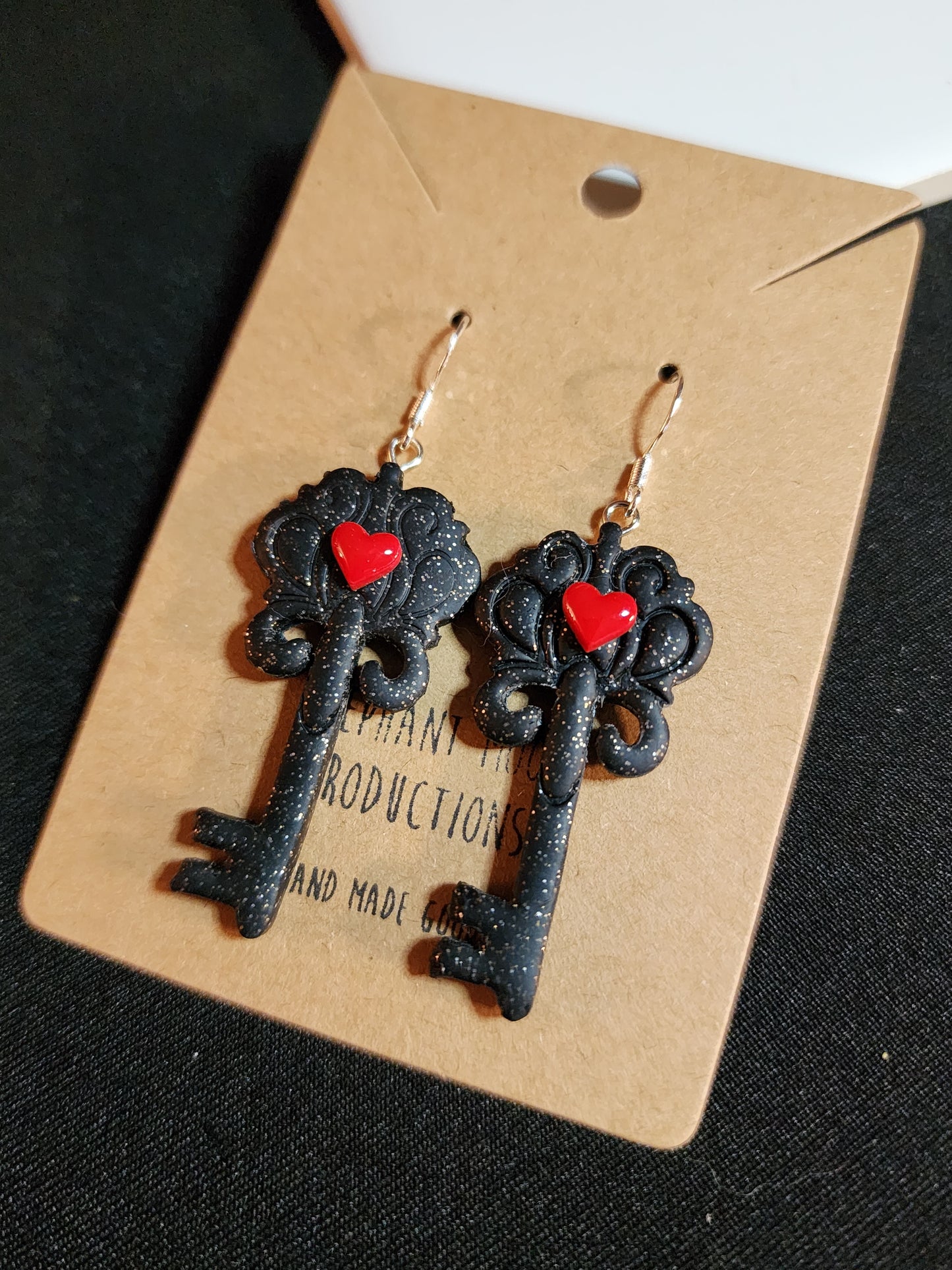 Black Keys Earrings