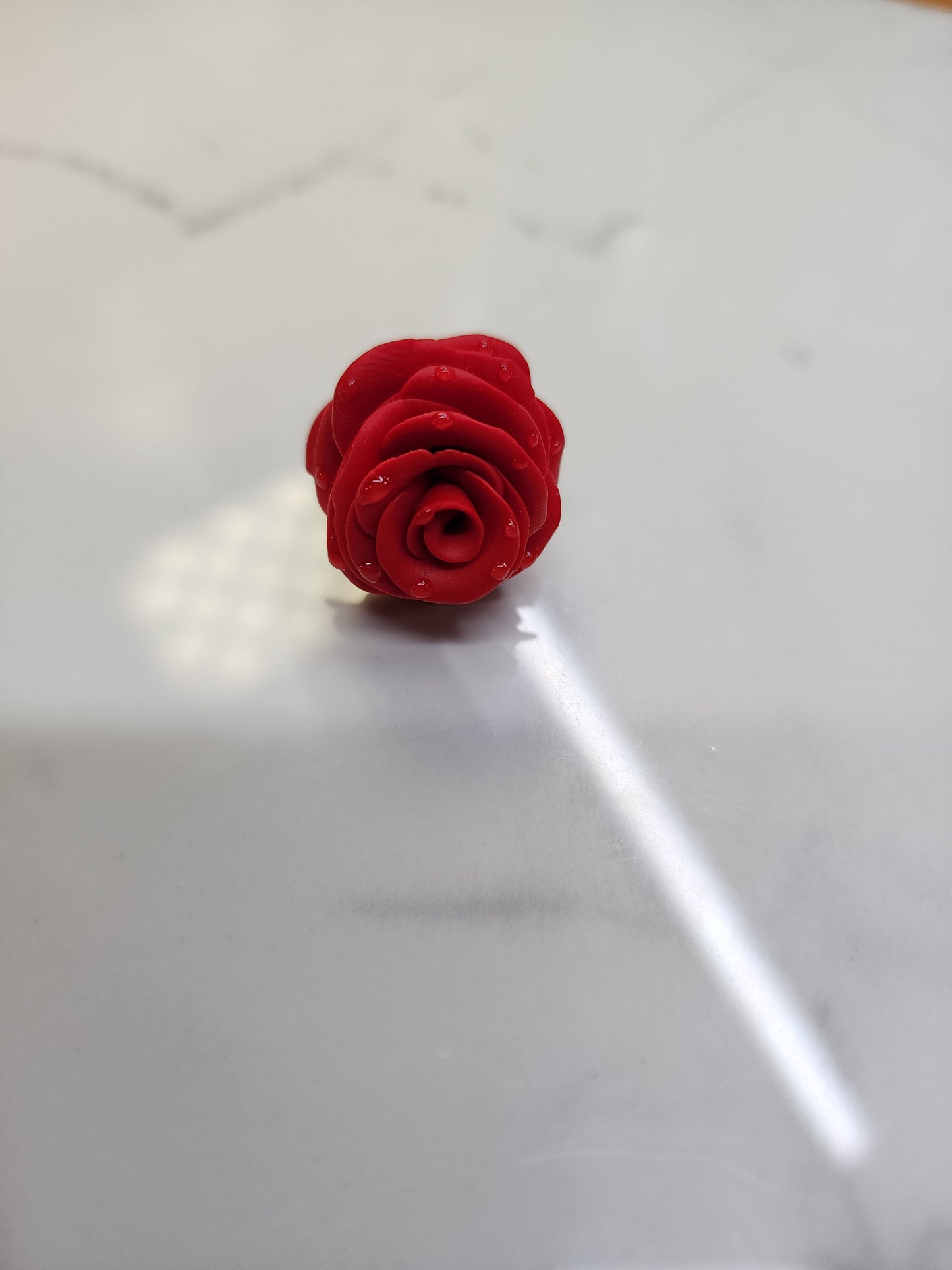 Red Rose Brooch/ Pin