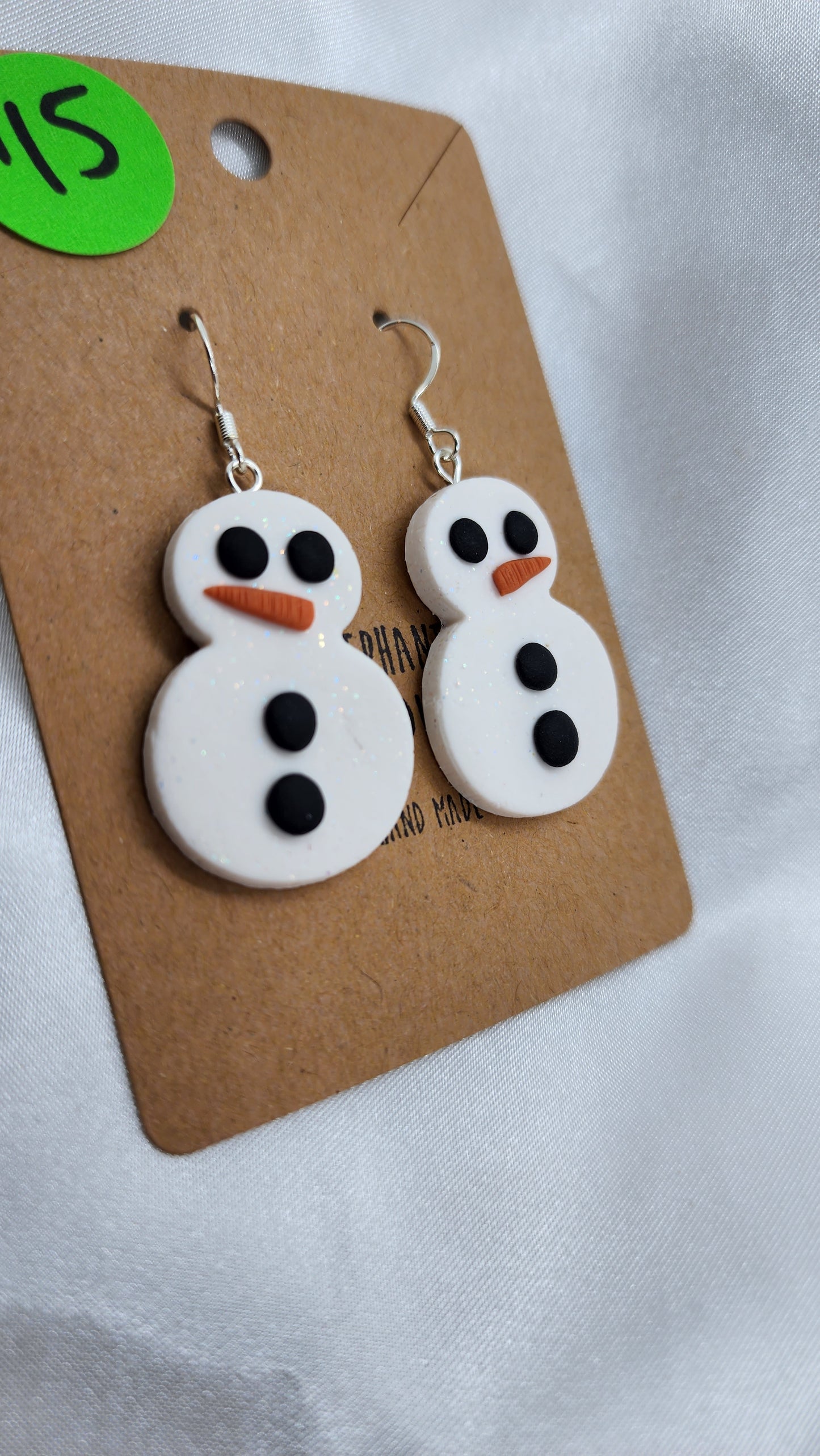 Snowman Earrings