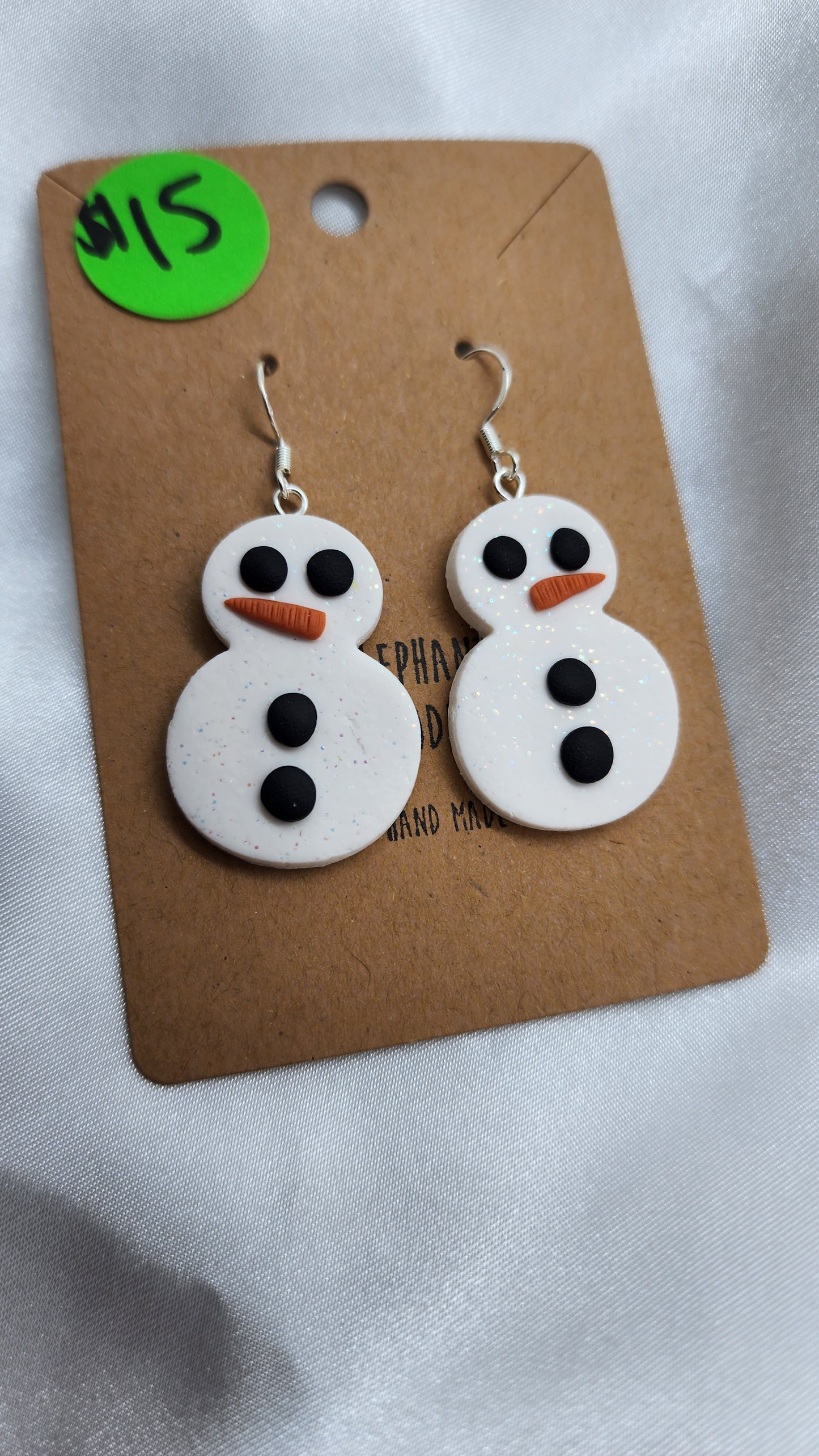 Snowman Earrings