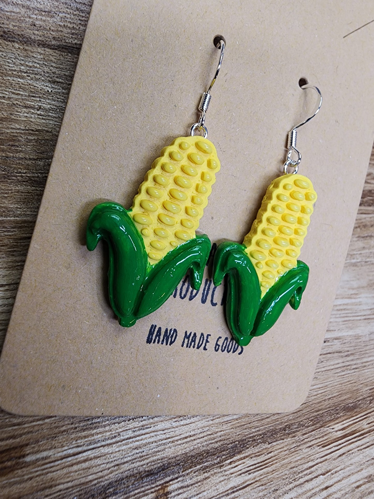 It's corn! Handmade Earrings
