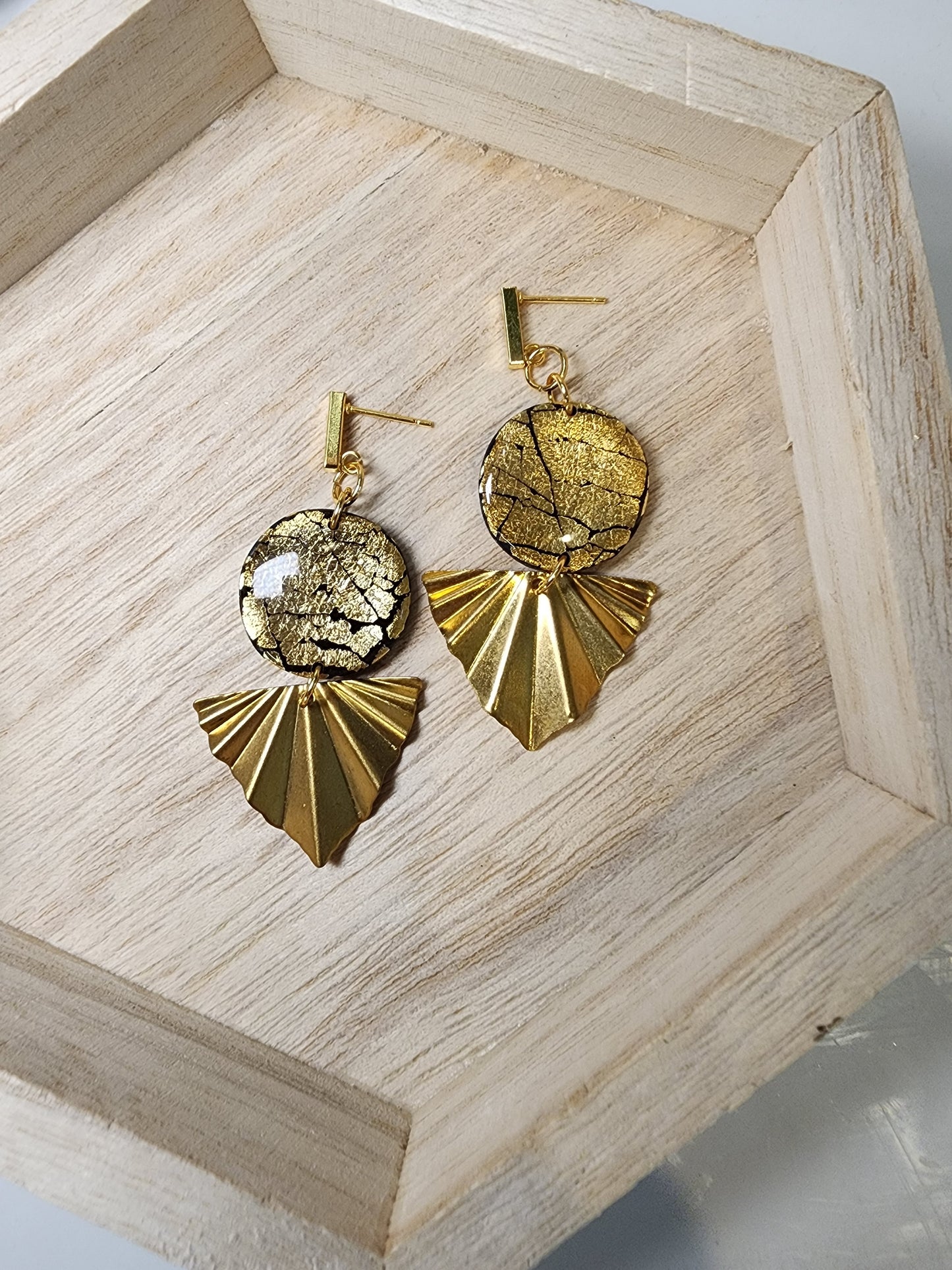 Gorgeous Golden Dangle Earrings